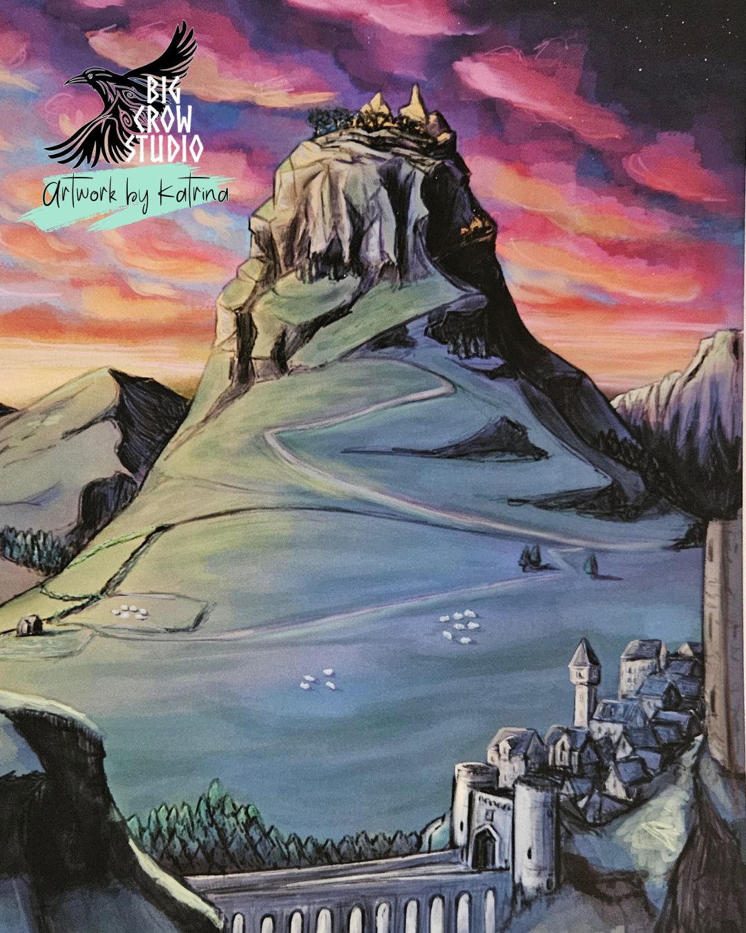 The Mountain's Crown | 13 X 19 Fine Art Print