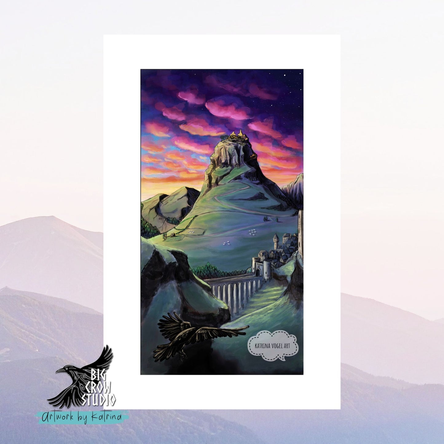 The Mountain's Crown | 13 X 19 Fine Art Print