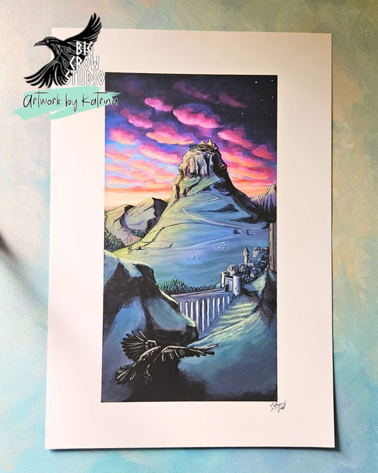 The Mountain's Crown | 13 X 19 Fine Art Print