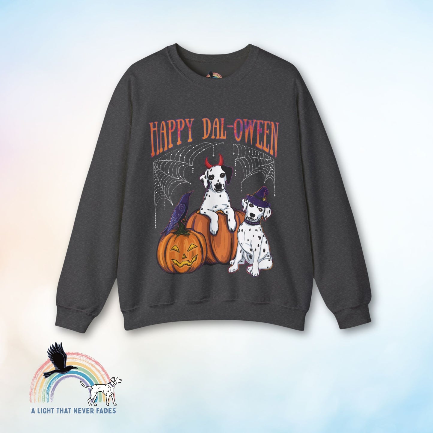 Happy Dal-oween | Dalmatian Graphic Sweater